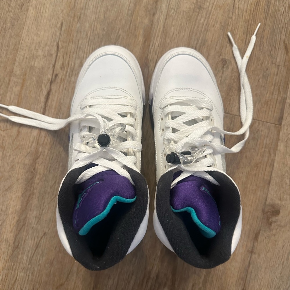 Nike Air Jordan 5 Retro "Grape" Kids - Picture 9 of 12